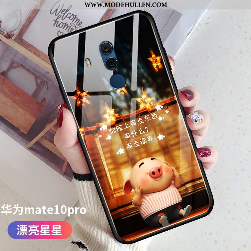 Hülle Huawei Mate 10 Pro Weiche Dünne Anti-sturz Rosa Karikatur Handy