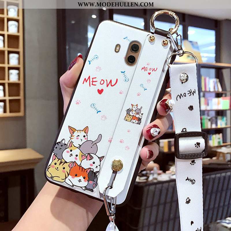 Hülle Huawei Mate 10 Trend Super Silikon Case Dünne Karikatur Nubuck Rote