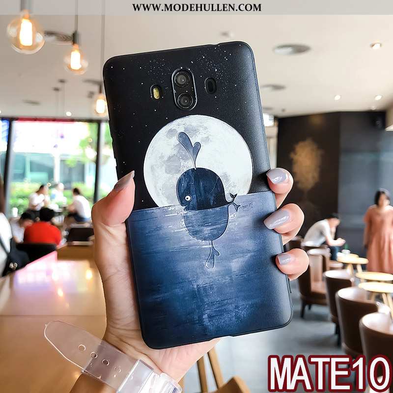 Hülle Huawei Mate 10 Trend Weiche Hängende Verzierungen Liebhaber Anti-sturz Blau Case