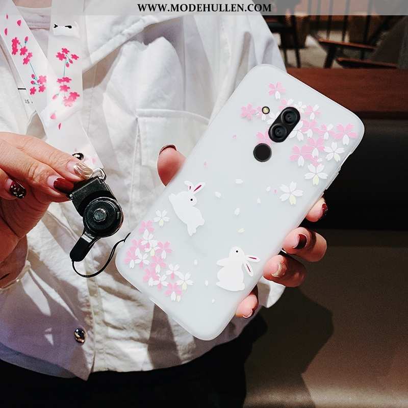 Hülle Huawei Mate 20 Lite Hängende Verzierungen Trend Handy Neu Weiche Case Weiße