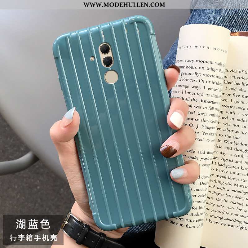 Hülle Huawei Mate 20 Lite Weiche Einfarbig Case Grün Handy