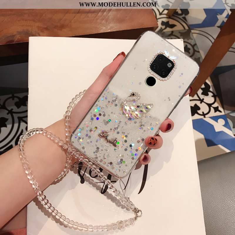 Hülle Huawei Mate 20 Persönlichkeit Trend Strass Schutz Case Treibsand Blau