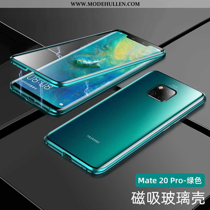 Hülle Huawei Mate 20 Pro Metall Schutz Case Handy Grenze Trend Grün