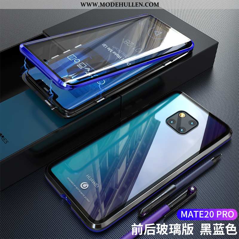 Hülle Huawei Mate 20 Pro Schutz Glas Schwarz Magnetismus Alles Inklusive Case Trend