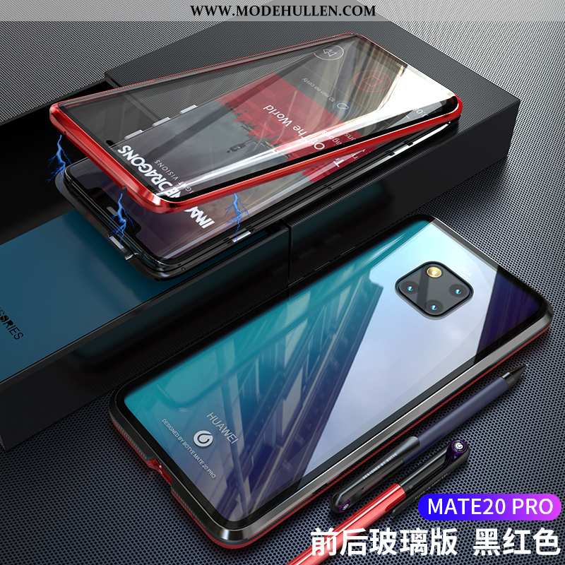 Hülle Huawei Mate 20 Pro Schutz Glas Schwarz Magnetismus Alles Inklusive Case Trend