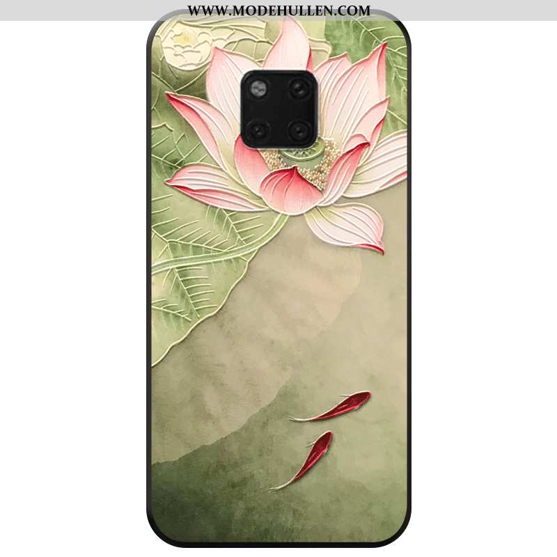Hülle Huawei Mate 20 Pro Schutz Mode Blumen Wind Frisch Grün Persönlichkeit