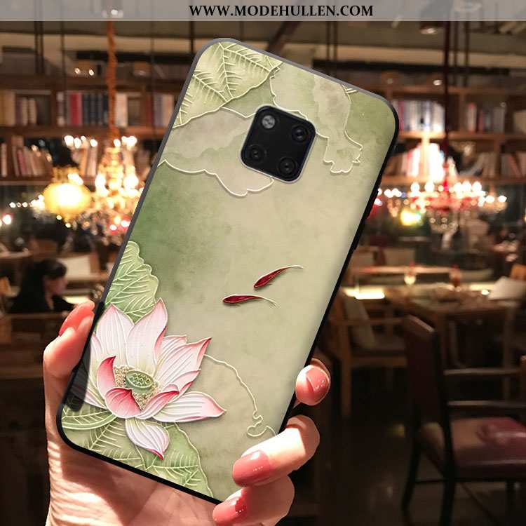 Hülle Huawei Mate 20 Pro Schutz Mode Blumen Wind Frisch Grün Persönlichkeit