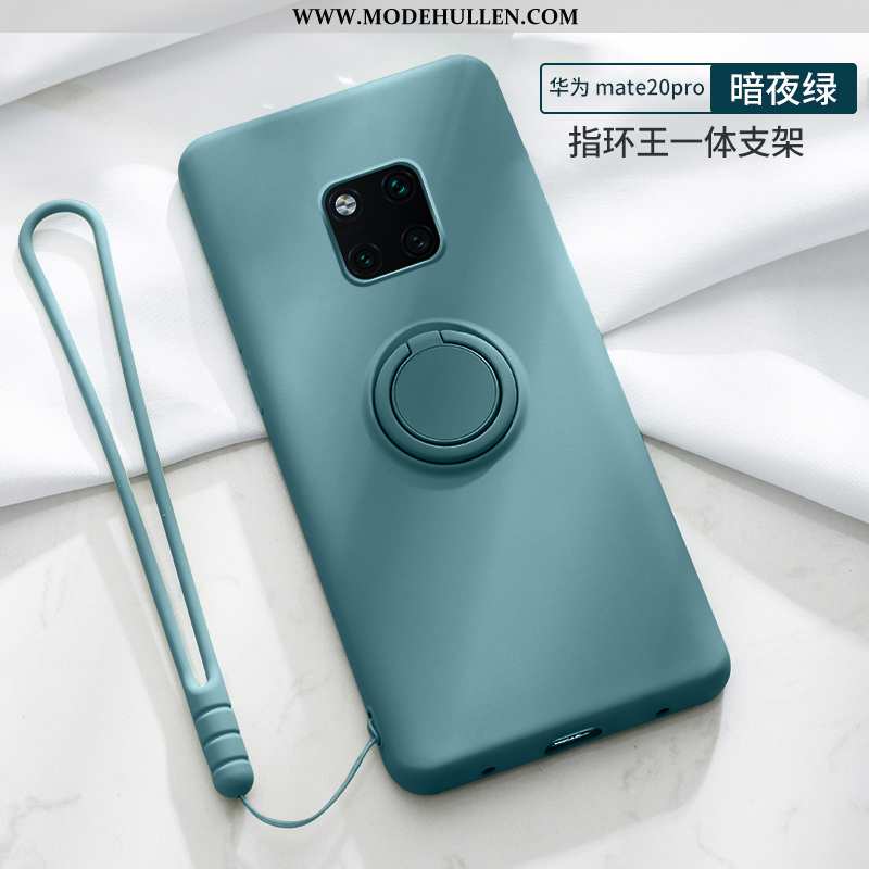 Hülle Huawei Mate 20 Pro Trend Silikon Nubuck Neu Case An Bord Anti-sturz Schwarz