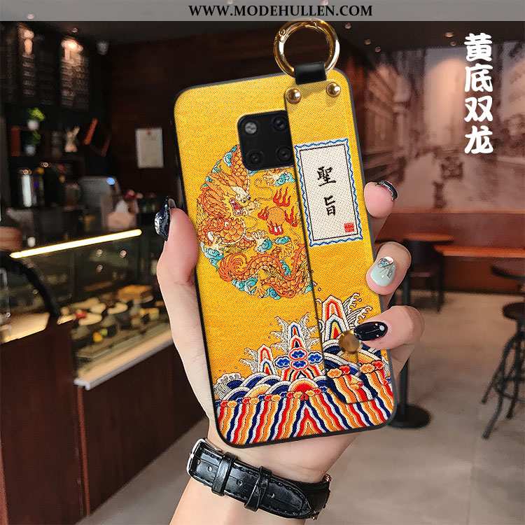 Hülle Huawei Mate 20 Pro Trend Weiche Case Persönlichkeit Gelb Mode Gelbe