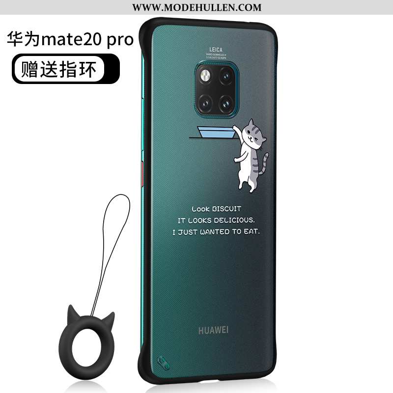 Hülle Huawei Mate 20 Pro Weiche Dünne Karikatur Super Nubuck Handy Silikon Schwarz