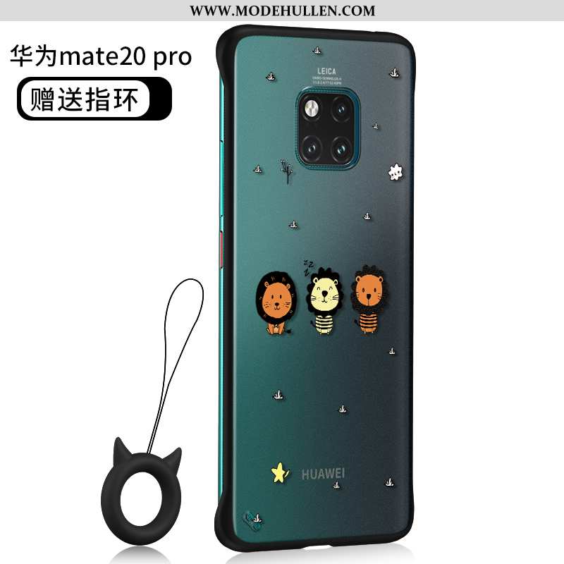 Hülle Huawei Mate 20 Pro Weiche Dünne Karikatur Super Nubuck Handy Silikon Schwarz