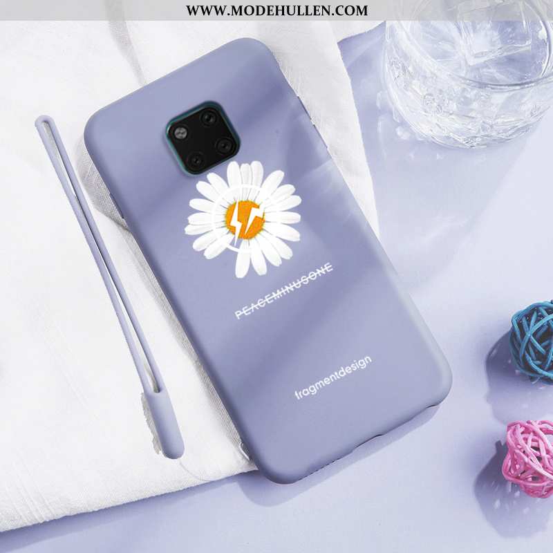 Hülle Huawei Mate 20 Pro Weiche Silikon Case Einfach Schutz Case Anti-sturz Blau