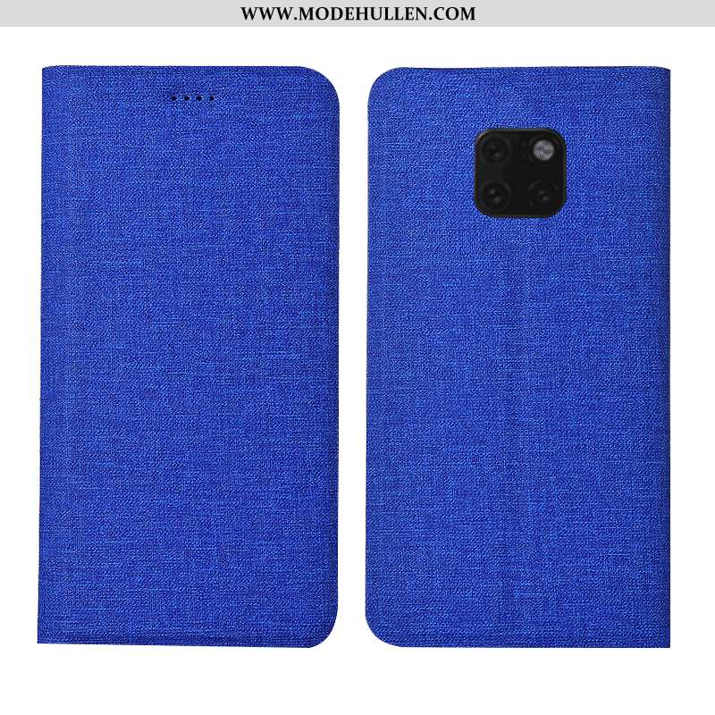 Hülle Huawei Mate 20 Rs Lederhülle Handy Blau