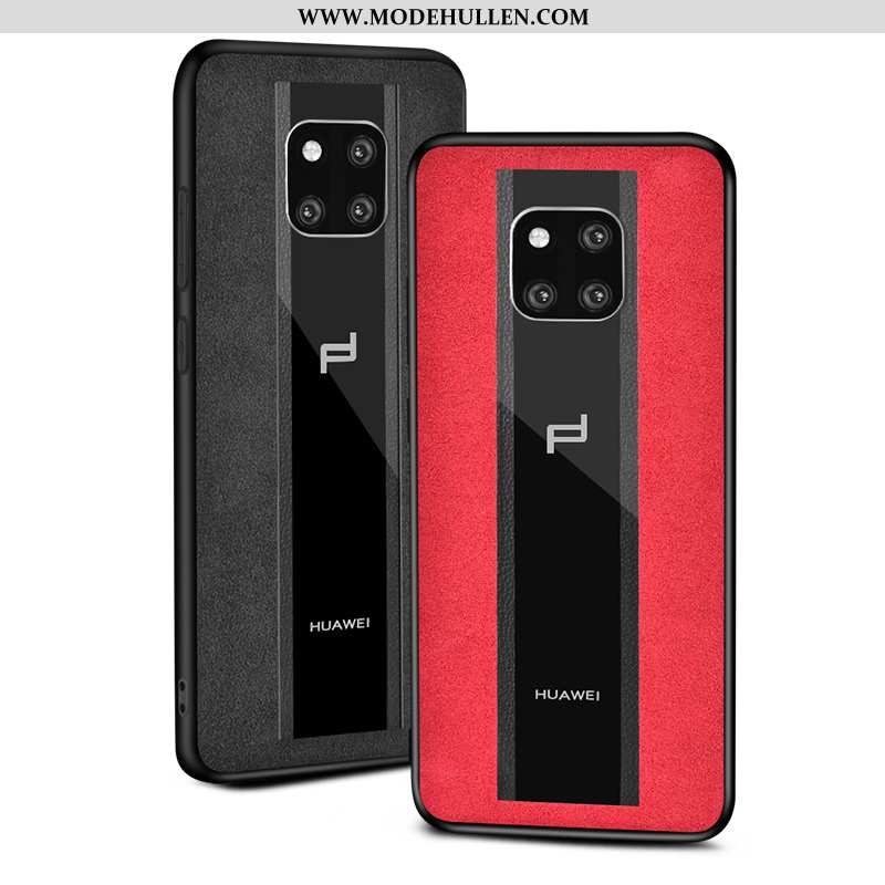 Hülle Huawei Mate 20 Rs Schutz Glas Handy Anti-pelz Anti-sturz Case Rote