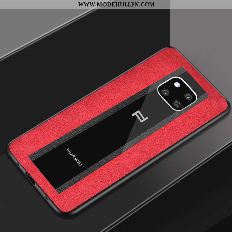 Hülle Huawei Mate 20 Rs Schutz Glas Handy Anti-pelz Anti-sturz Case Rote