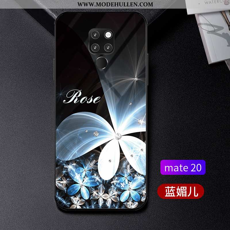 Hülle Huawei Mate 20 Schutz Glas Case Persönlichkeit Kreativ High-end Blau