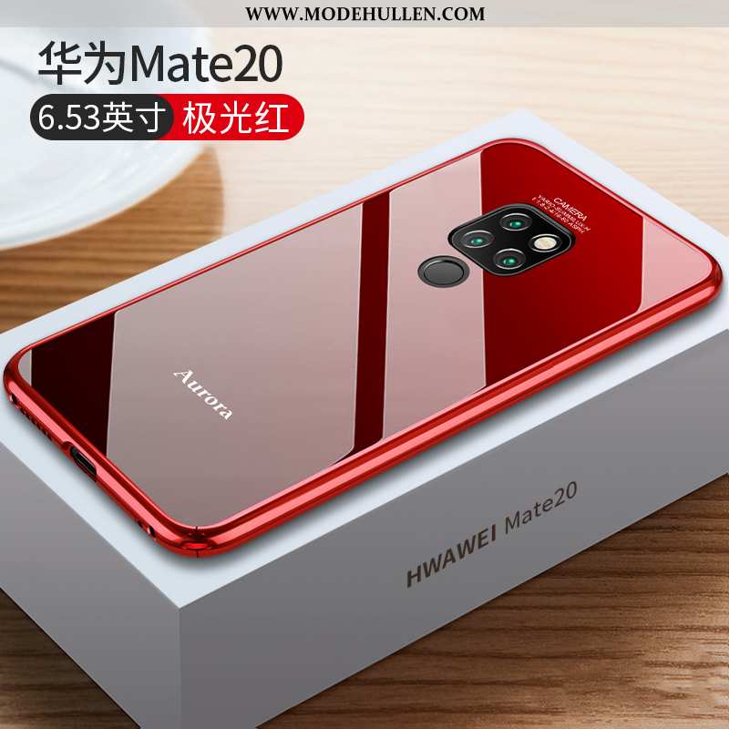 Hülle Huawei Mate 20 Super Dünne Anti-sturz Schutz Metall Trend Grenze Schwarz