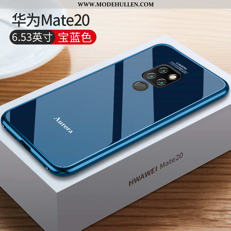 Hülle Huawei Mate 20 Super Dünne Anti-sturz Schutz Metall Trend Grenze Schwarz