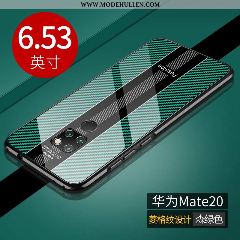 Hülle Huawei Mate 20 Super Dünne Schutz Metall Case Glas Rote