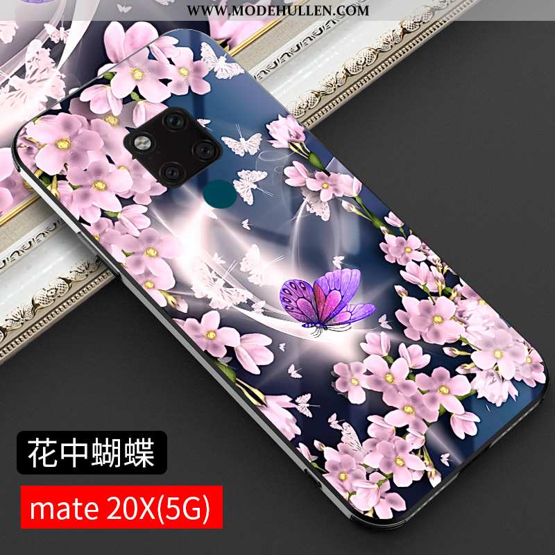 Hülle Huawei Mate 20 X Schutz Glas Trend Handy Alles Inklusive Neu Case Blau