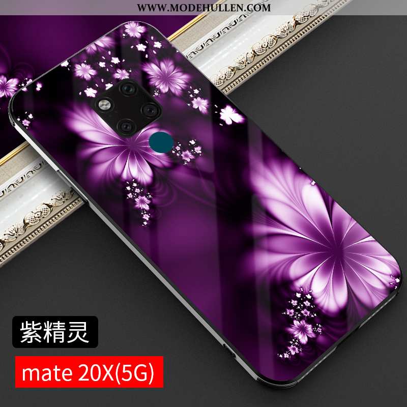 Hülle Huawei Mate 20 X Schutz Glas Trend Handy Alles Inklusive Neu Case Blau