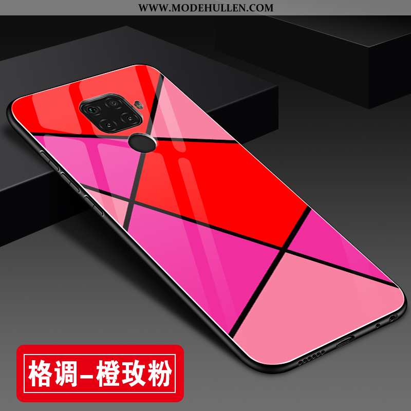 Hülle Huawei Mate 30 Lite Trend Weiche Schutz Mode Einfassung Case Netto Rot Schwarz