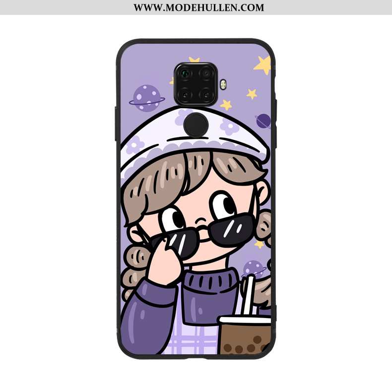 Hülle Huawei Mate 30 Lite Weiche Silikon Handy Liebhaber Lila Case