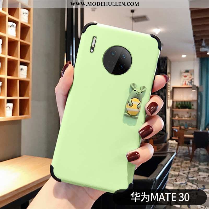 Hülle Huawei Mate 30 Muster Schutz Anti-sturz Case Dreidimensional Grün Ratte