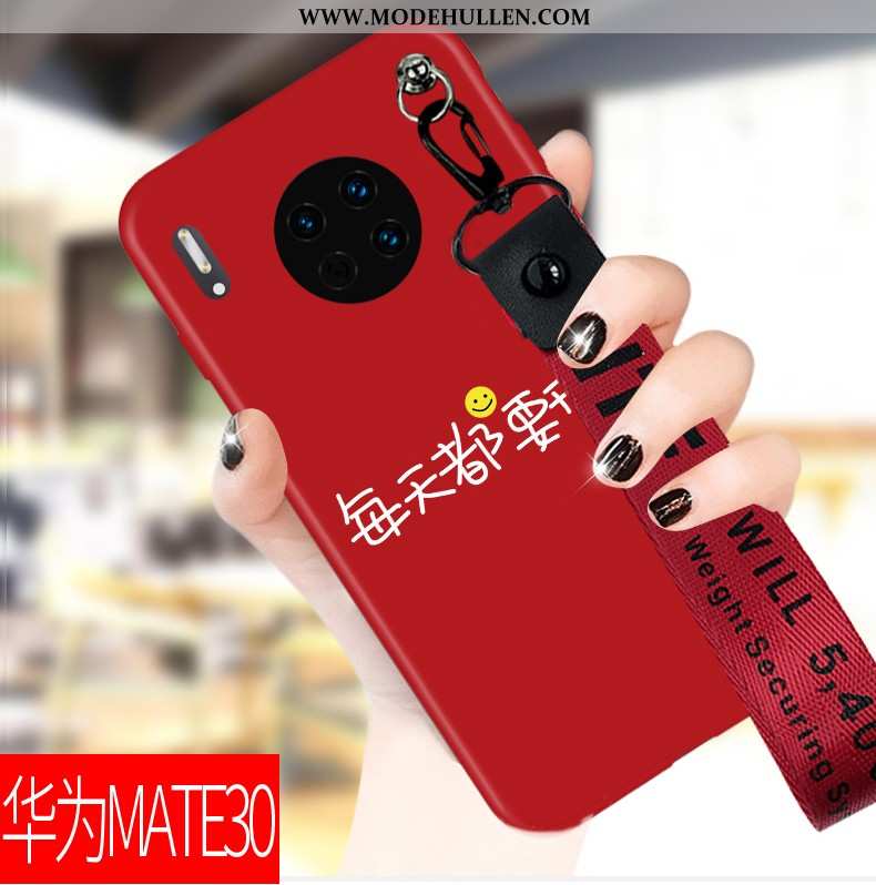 Hülle Huawei Mate 30 Persönlichkeit Kreativ Handy Netto Rot Alles Inklusive Rot Rote
