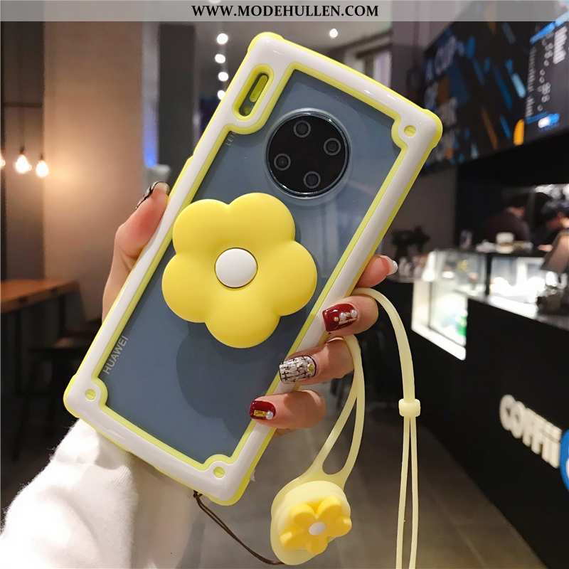 Hülle Huawei Mate 30 Persönlichkeit Schutz Handy Einfach Case Anti-sturz Gelbe