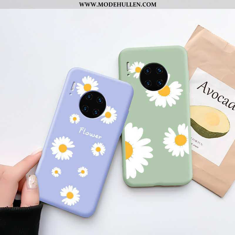 Hülle Huawei Mate 30 Pro Nubuck Karikatur Anti-sturz Blau Trend Handy Liebhaber