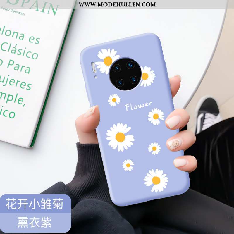 Hülle Huawei Mate 30 Pro Nubuck Karikatur Anti-sturz Blau Trend Handy Liebhaber