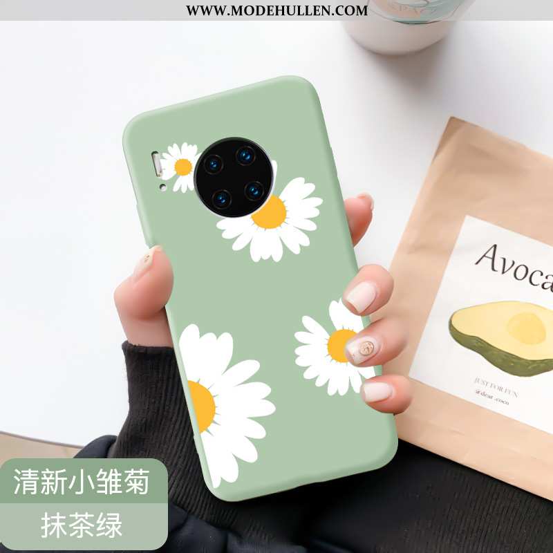 Hülle Huawei Mate 30 Pro Nubuck Karikatur Anti-sturz Blau Trend Handy Liebhaber