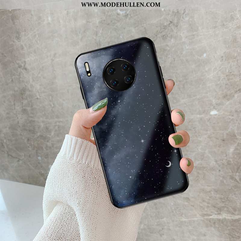 Hülle Huawei Mate 30 Pro Schutz Glas Case Netto Rot High-end Schwarz Anti-sturz