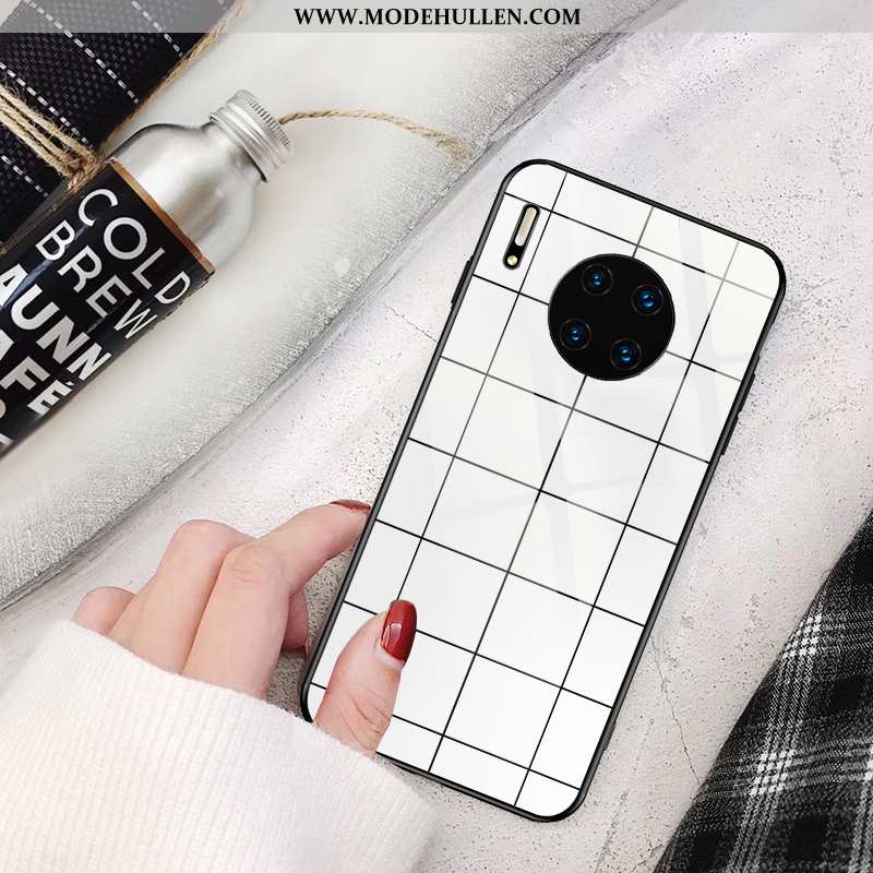 Hülle Huawei Mate 30 Pro Schutz Glas Case Netto Rot High-end Schwarz Anti-sturz