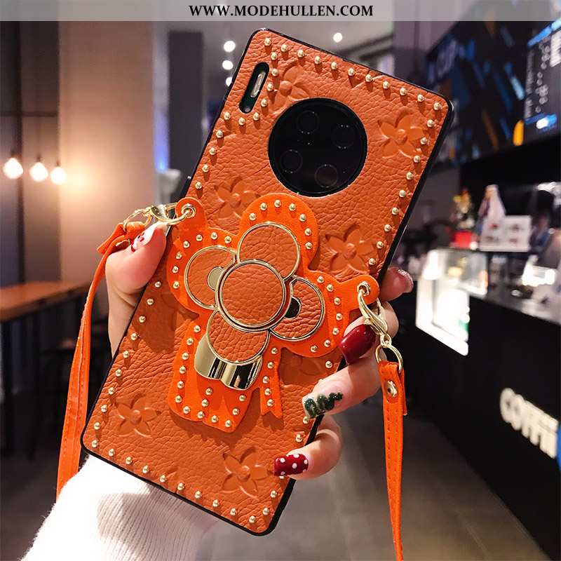 Hülle Huawei Mate 30 Pro Schutz Hängende Verzierungen Trend Handy Case Kreativ Rot Rote