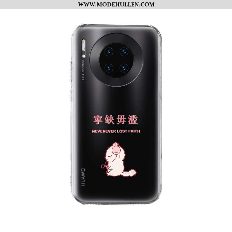 Hülle Huawei Mate 30 Pro Schutz Transparent Handy Neu Anti-sturz Schwarz Case