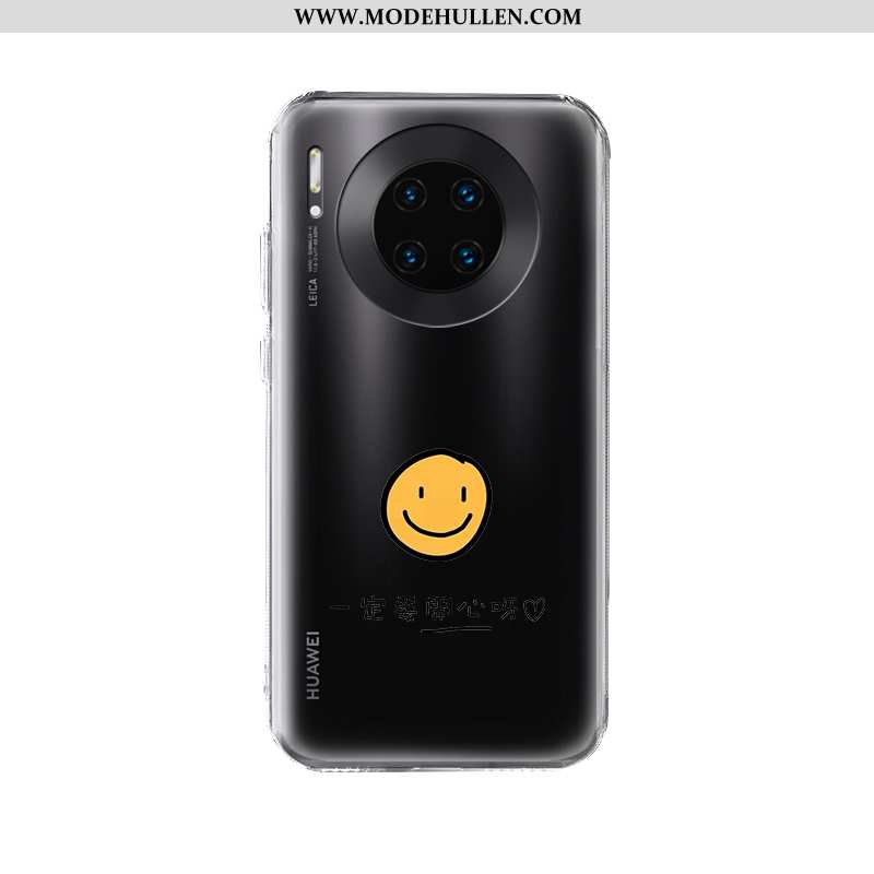 Hülle Huawei Mate 30 Pro Schutz Transparent Handy Neu Anti-sturz Schwarz Case