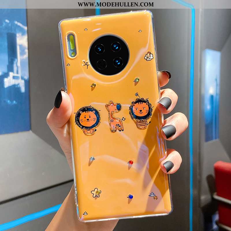 Hülle Huawei Mate 30 Pro Silikon Schutz Case Wind Gelb Alles Inklusive Anti-sturz Gelbe