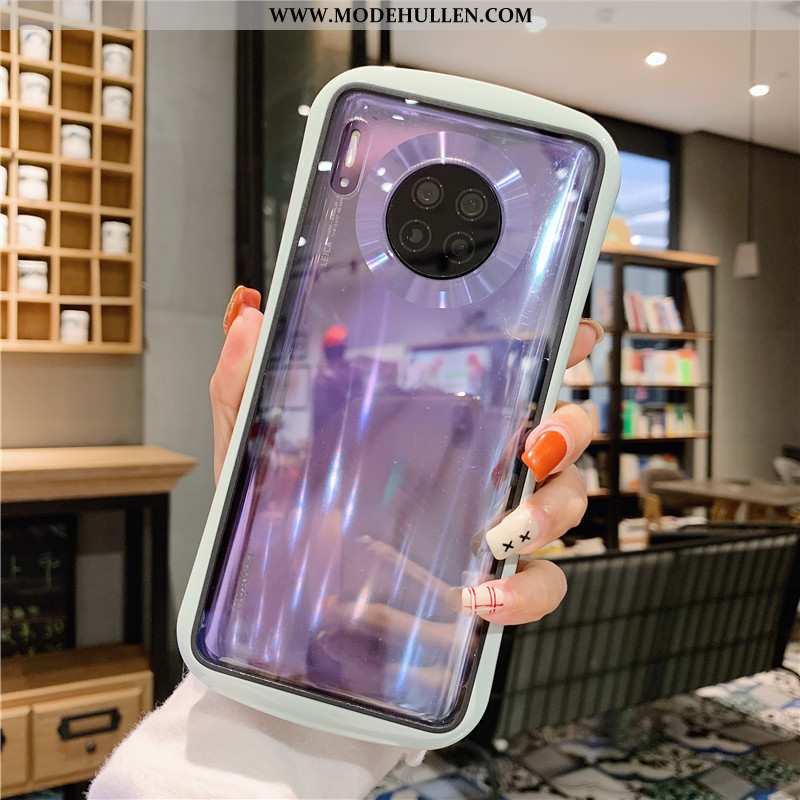 Hülle Huawei Mate 30 Pro Transparent Kreativ Liebhaber Anti-sturz Handy Netto Rot Rosa