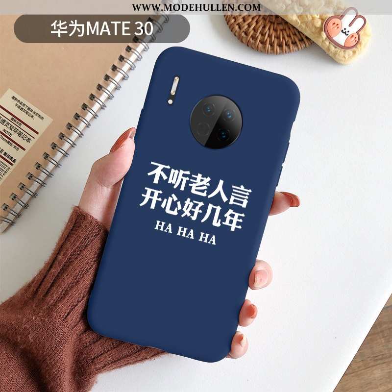 Hülle Huawei Mate 30 Silikon Schutz Case Kreativ Blau Anti-sturz