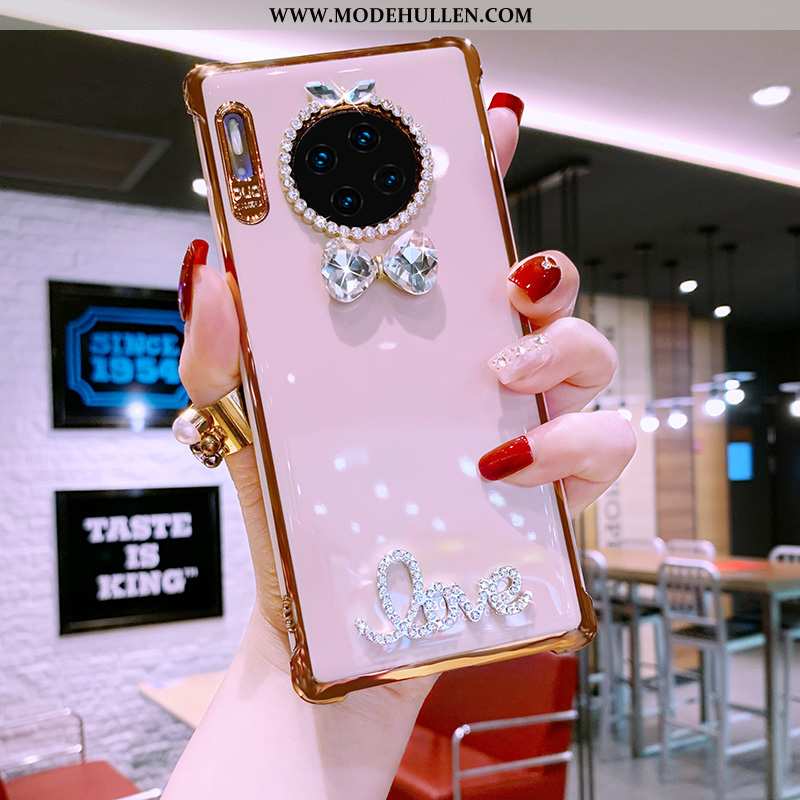 Hülle Huawei Mate 30 Weiche Schutz Case Grau High-end Rosa Pulver