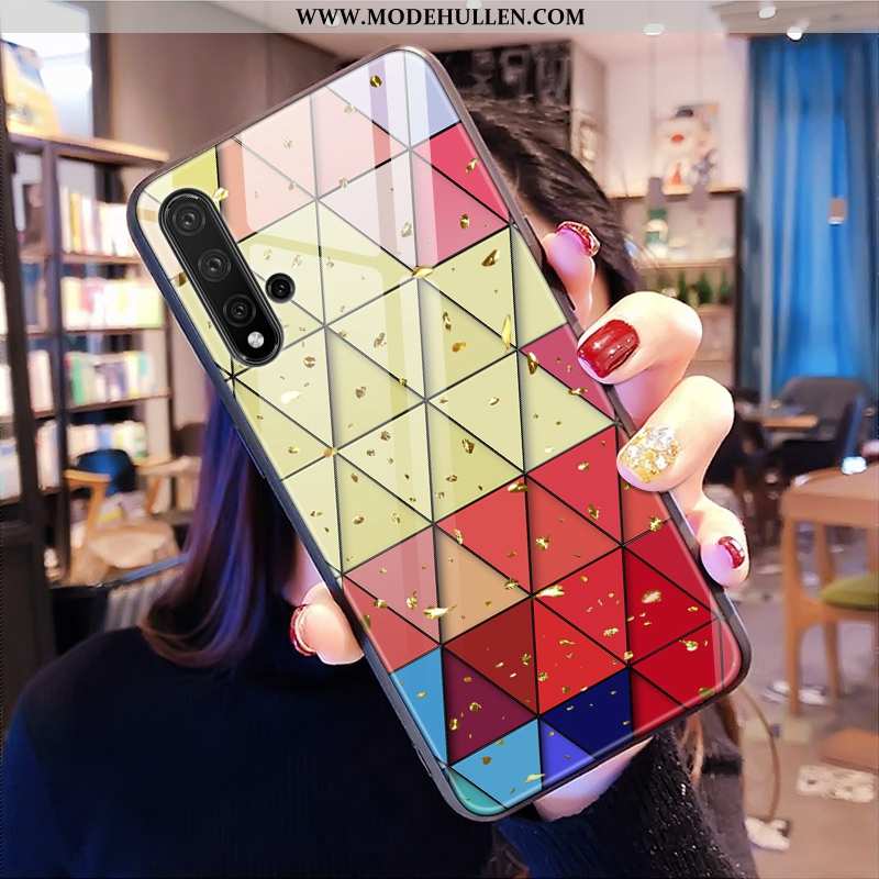 Hülle Huawei Nova 5t Mode Persönlichkeit Alles Inklusive Schutz Glas Case Gold Bunte