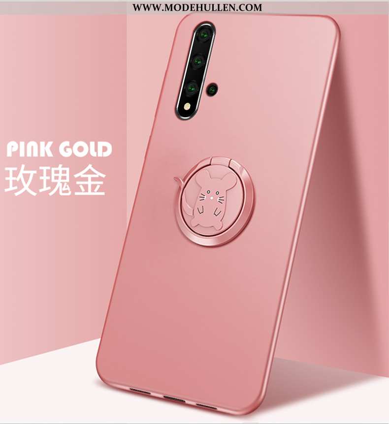 Hülle Huawei Nova 5t Schutz Nette Einfach Ratte Einfassung Trend Rosa