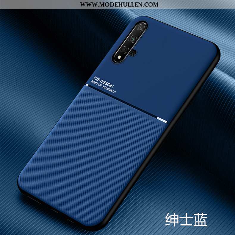 Hülle Huawei Nova 5t Super Weiche Unsichtbar An Bord Anti-sturz Handy Silikon Schwarz