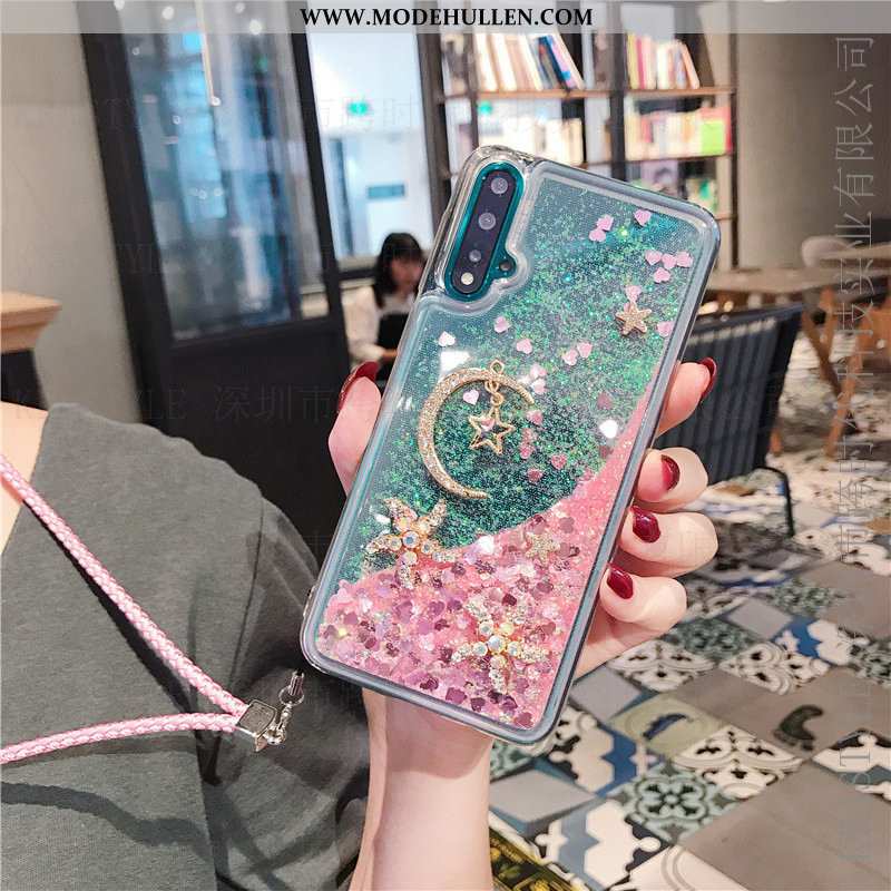 Hülle Huawei Nova 5t Weiche Lila Handy Pulver Case Netto Rot