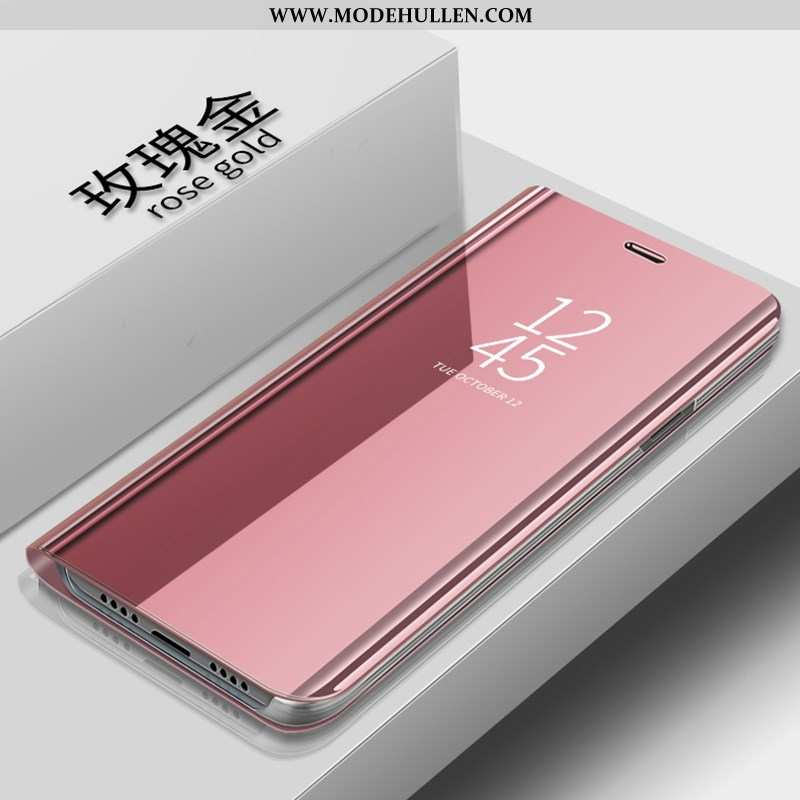 Hülle Huawei P Smart 2020 Lederhülle Rosa Folio Handy 2020