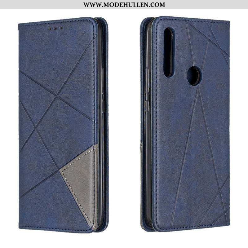 Hülle Huawei P Smart+ 2020 Schutz Blau 2020 Handy Einfassung Folio