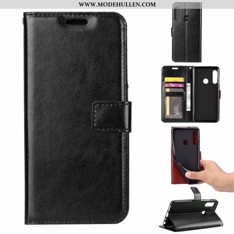 Hülle Huawei P Smart+ 2020 Schutz Handy 2020 Case Folio Braun