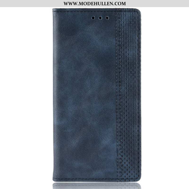 Hülle Huawei P Smart 2020 Schutz Lederhülle Schwarz Handy Folio Case